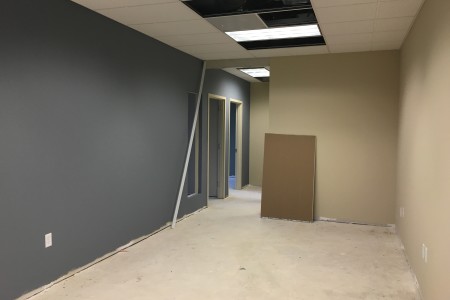 Donnelly Minter & Kelly Office Expansion: Area under construction